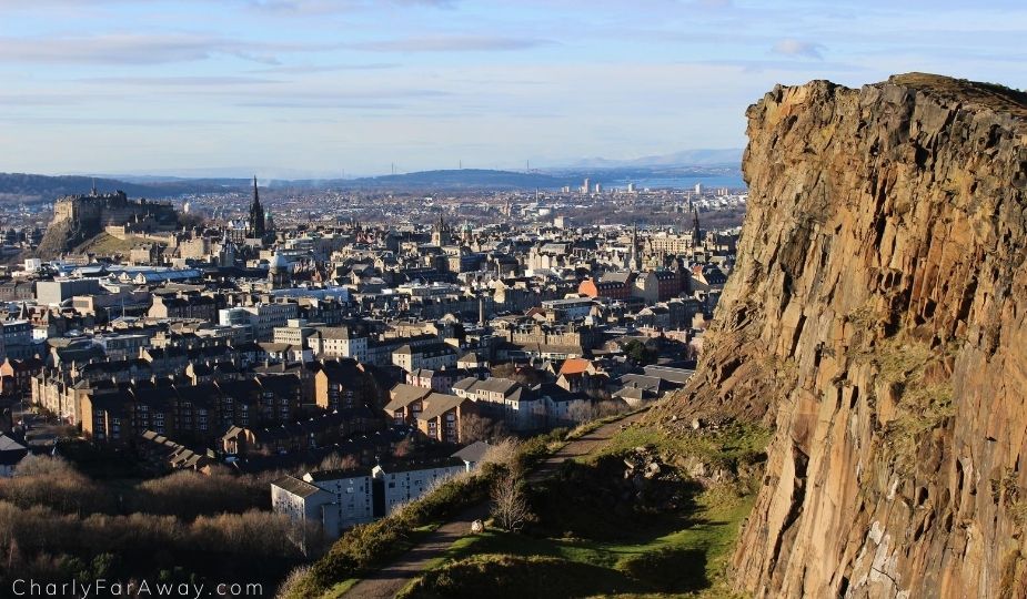Edimbourg Holyrood park Arthur's seat