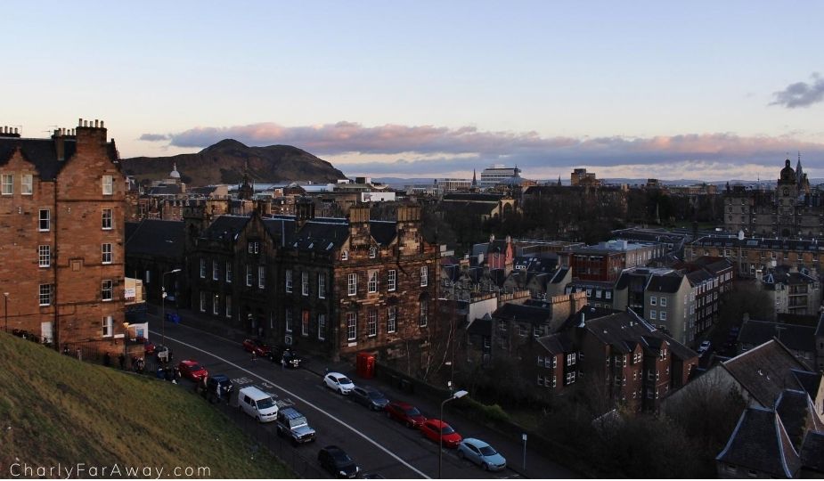 Edimbourg chateau old town