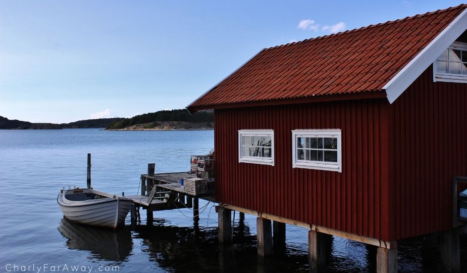 Fjällbacka cabane rouge