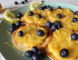 Recette de pancakes citron myrtille